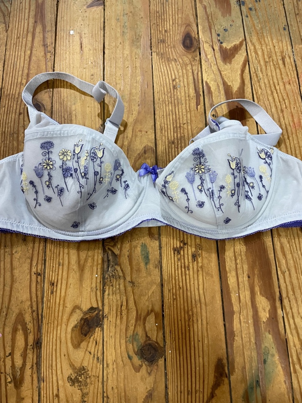 Adore Me 46DD Embroidered Underwire Bra